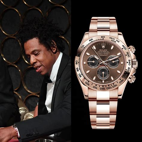 jay z rose gold watch.